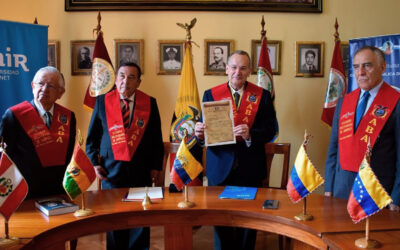 El nombramiento del rector de UNIR Miembro Honorario Extranjero de la Academia Bolivariana de América