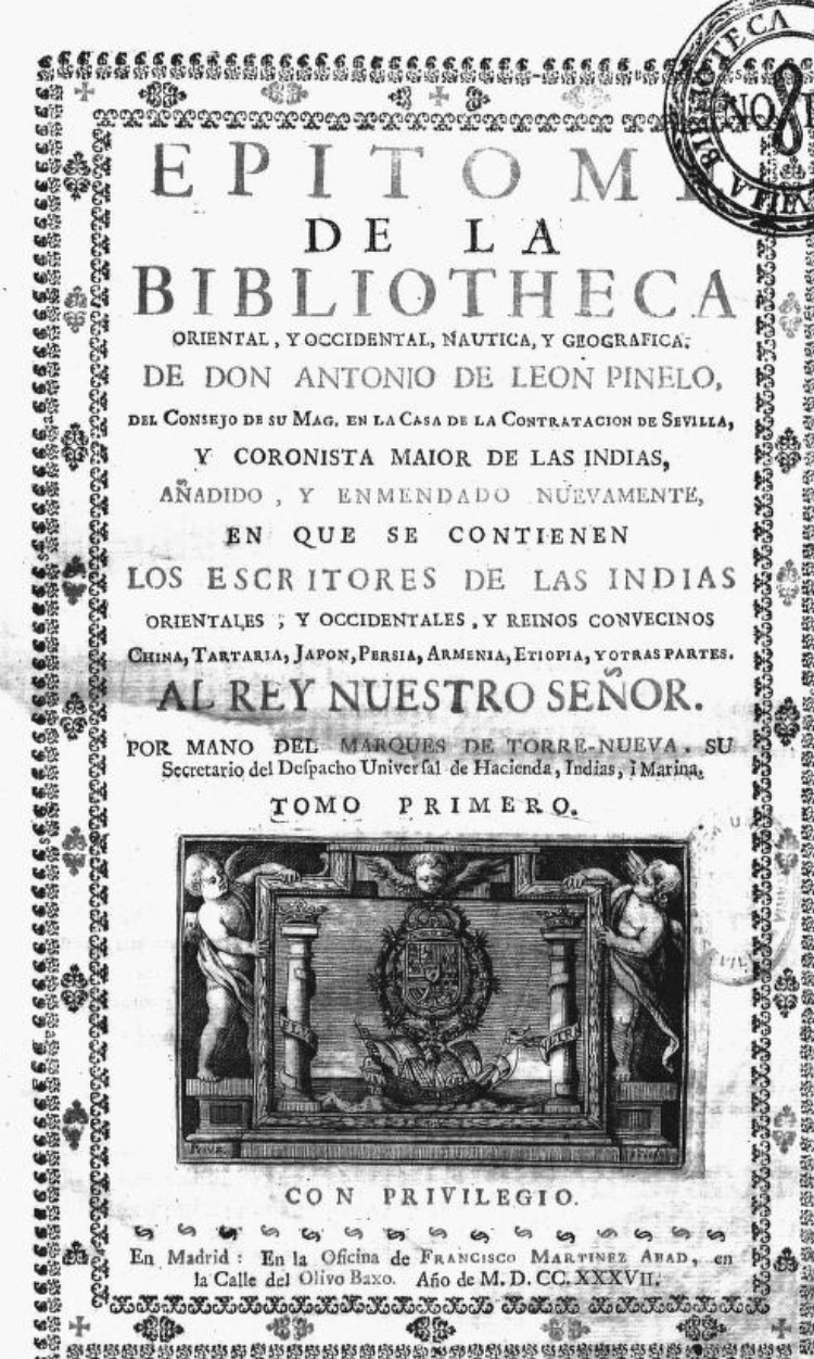 Imagen de Antonio de León Pinelo