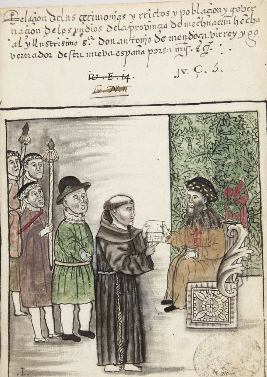 Imagen de Jerónimo de Alcalá (Relación de Michoacán)